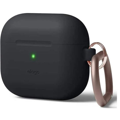 Elago AirPods 4 Clear Hang case - Black product photo