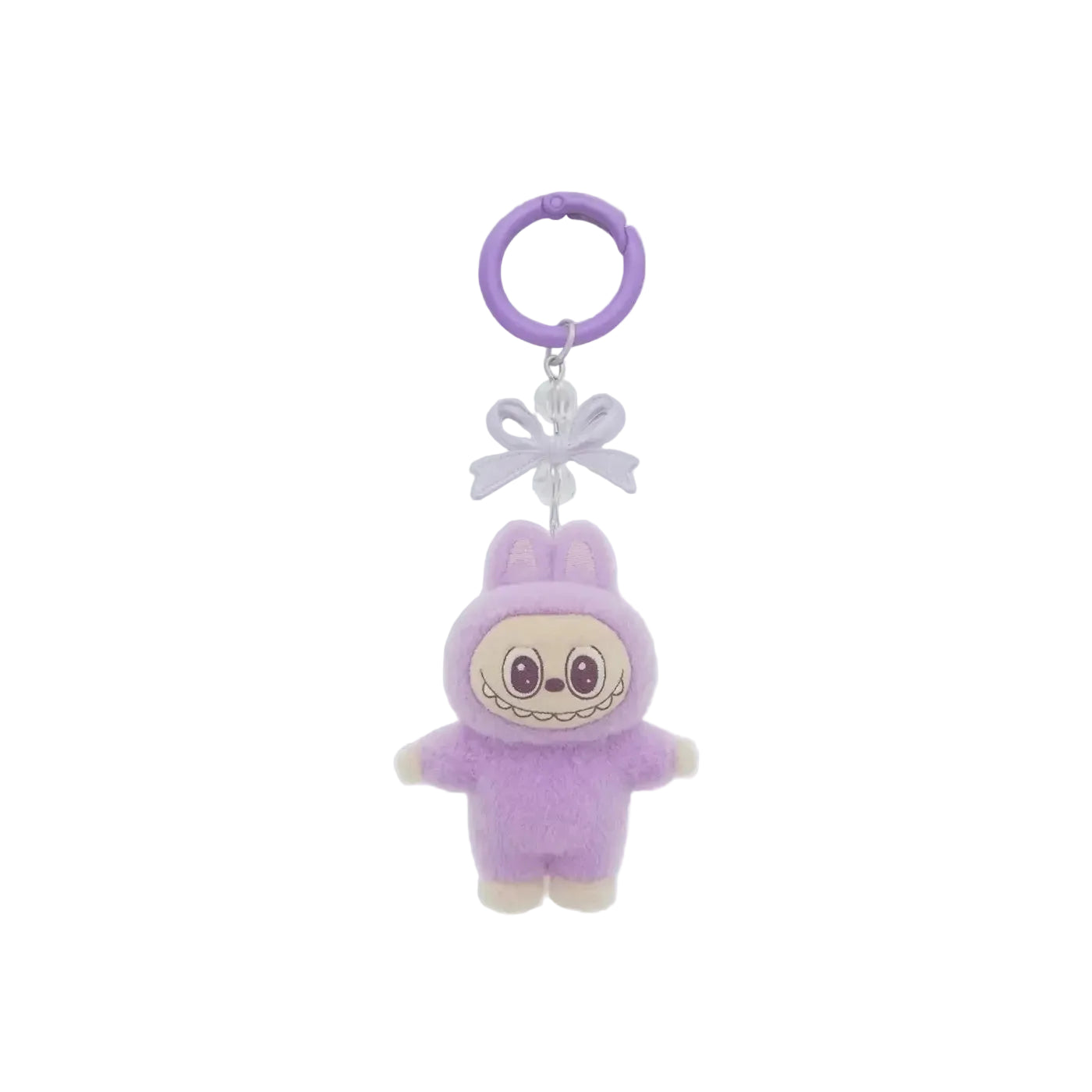 Small Labubu The Monsters Keychain-Purple