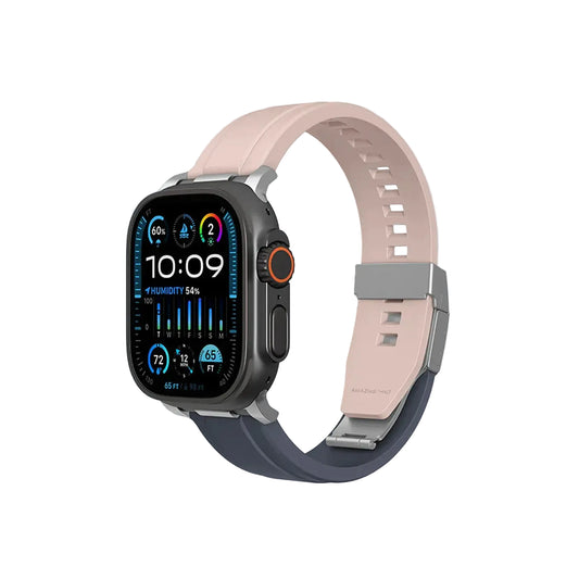 AmazingThing Apple Watch Strap 49 46 45 mm Titan Chrono- Pink Gray product photo