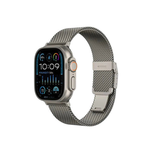 AmazingThing Apple Watch Strap 46m Titan Metal Band-Silver product photo