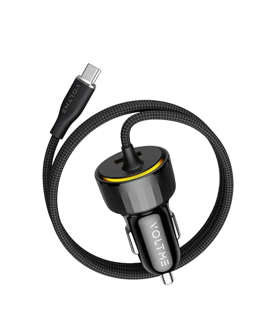 Voltme Cazo Series Car Charger Cazo 52 5W C-A with Magnetic Cable product photo