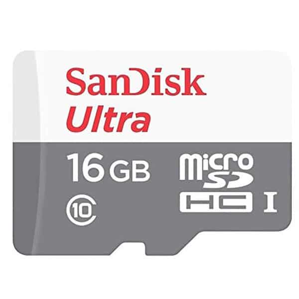 SanDisk 16GB Ultra microSDXC UHS-I Class 10 Memory Card 100 MB s power bank