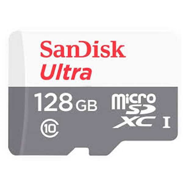 SanDisk 128GB Ultra microSDXC UHS-I Class 10 Memory Card 100 MB s power bank