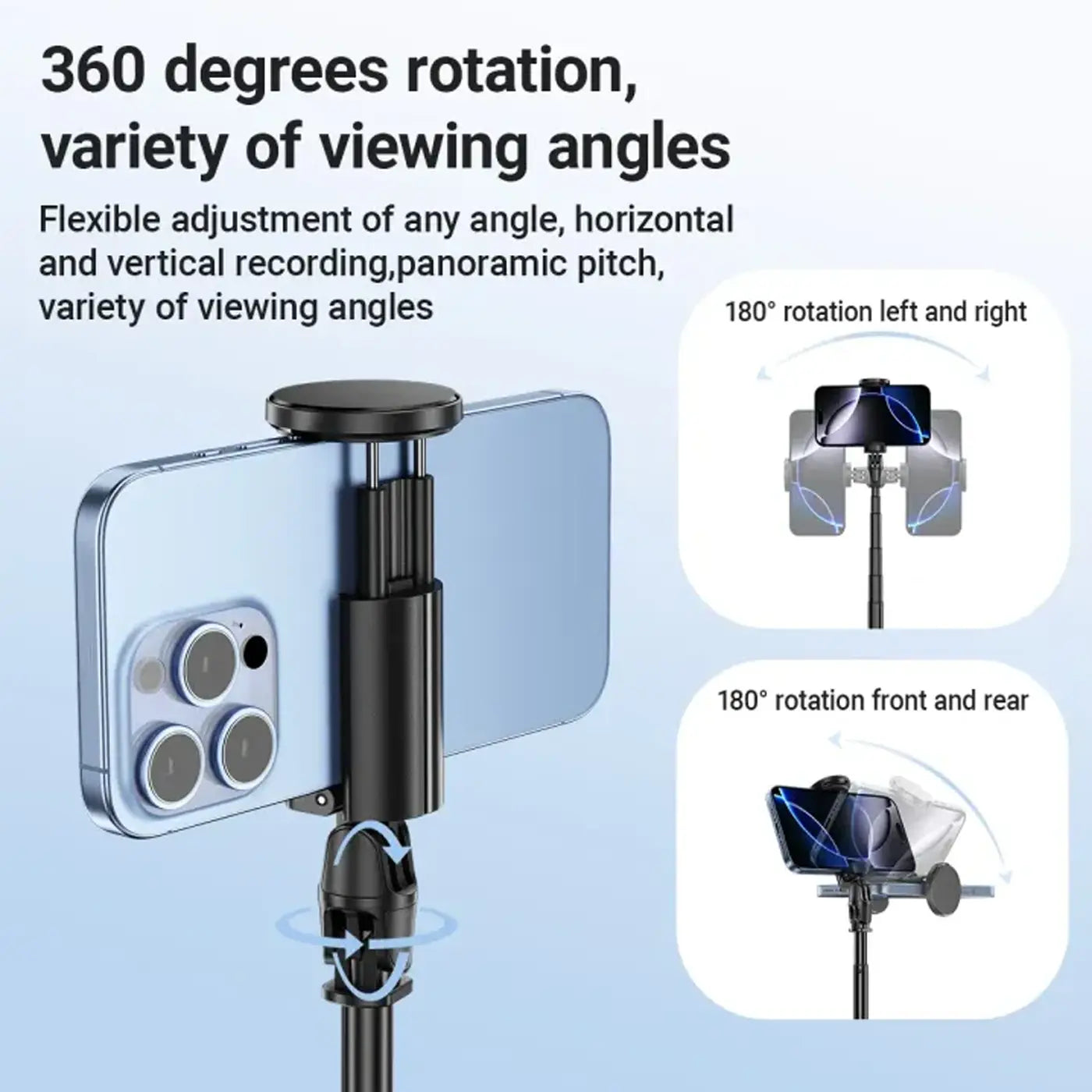 Acefast Selfie Stick Tripod E31 BK product photo