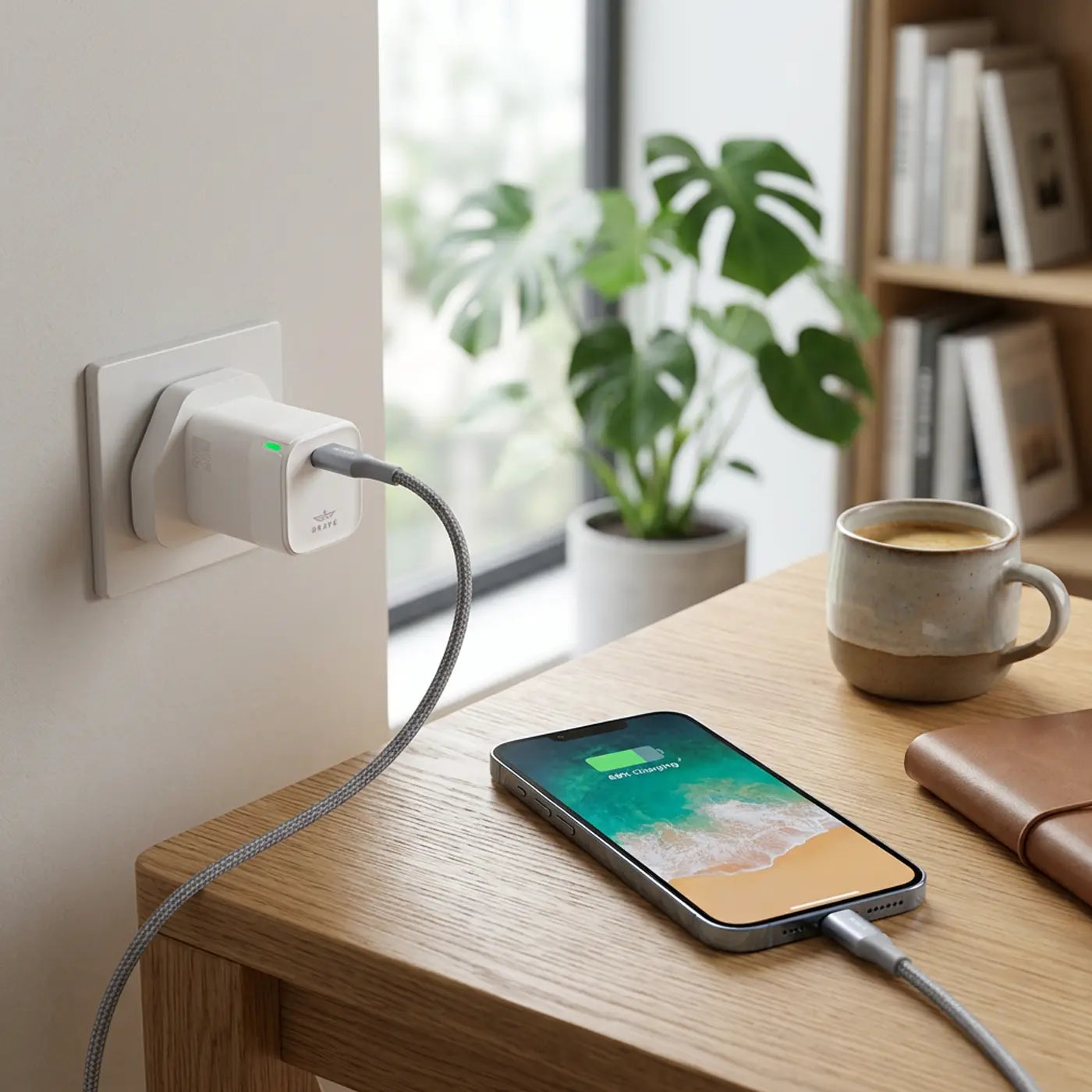 Brave GaN Fast Charger PD20W & QC3 0 - white additional product image