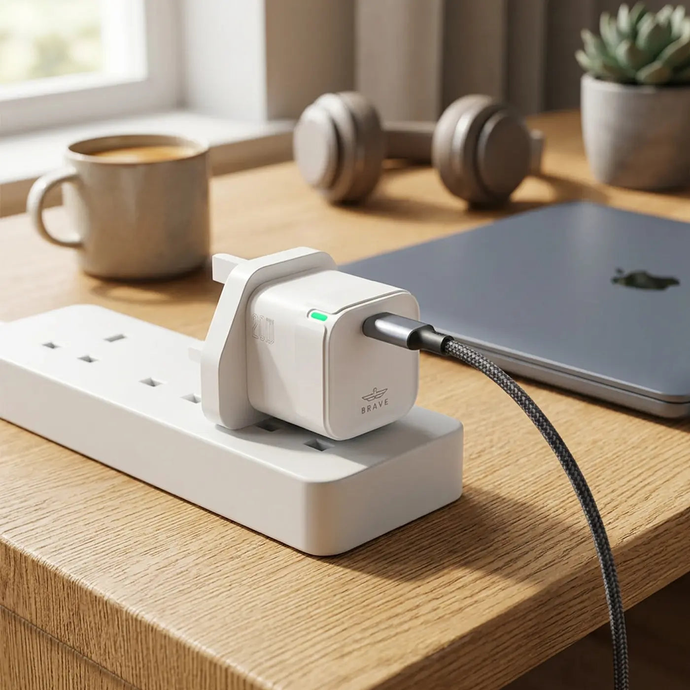 Brave GaN Fast Charger PD20W & QC3 0 - white product image