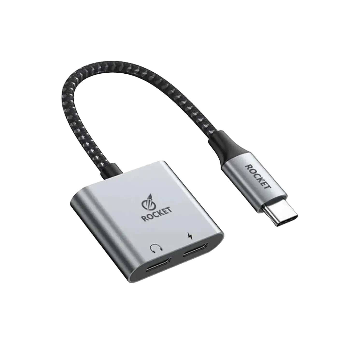 Rocket AU04 2 in 1 Conversation Cable Audio + Charge Type C product photo