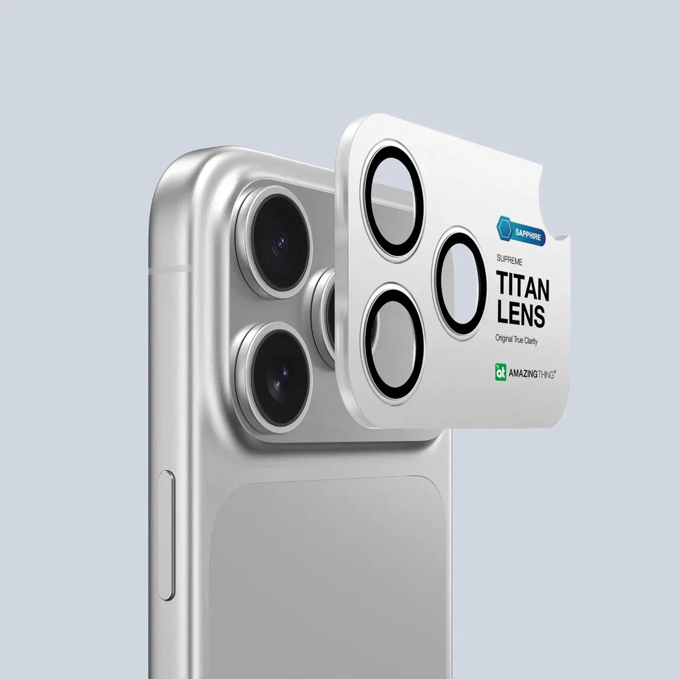 AmazingThing iPhone 17 Pro Max Supreme Titan Lens - Titan Silver product photo