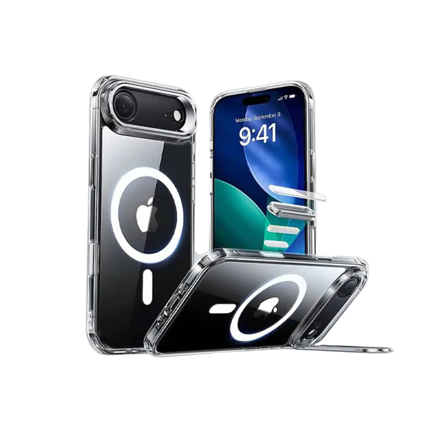 ESR iPhone 17 Air HaloLock Stash Stand -Clear product photo