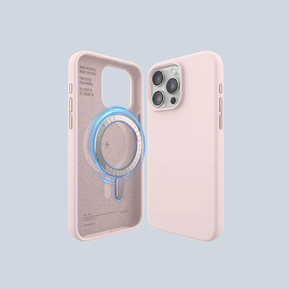 Elago Silicone Magsafe Case iPhone 15 Pro Max Lovely Pink product photo