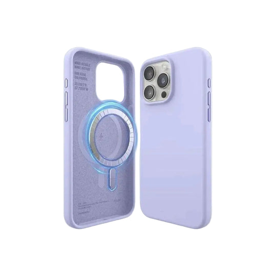 Elago Silicone Magsafe Case iPhone 15 Pro Max Purple product photo