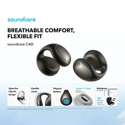Soundcore C40i Clip-On Earbuds product photo
