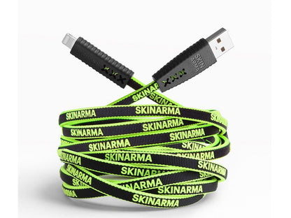 Skinarma Tenso USB-A To Lightning 1 2m Cable Neon Green product photo