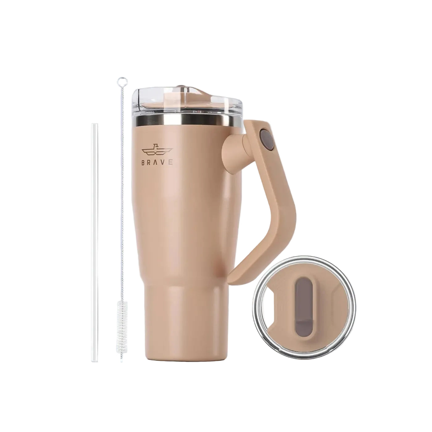 Brave Temp Guard Vacuum Insulated Travel Mug 950ml - Brown product photo