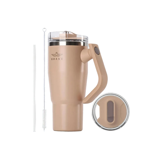 Brave Temp Guard Vacuum Insulated Travel Mug 950ml - Brown product photo