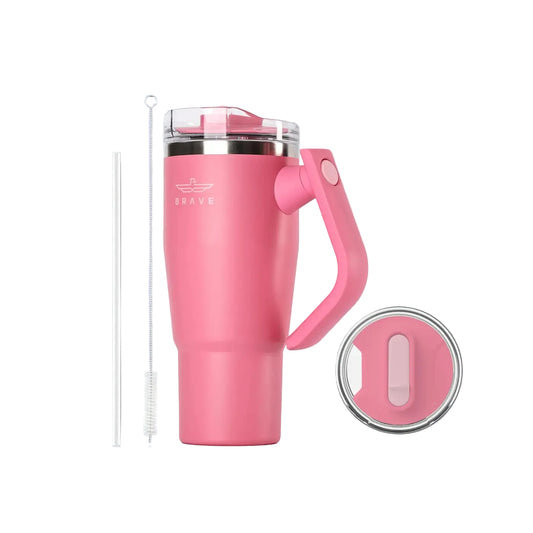 Brave Temp Guard Vacuum Insulated Travel Mug 950ml - Rose Red product photo