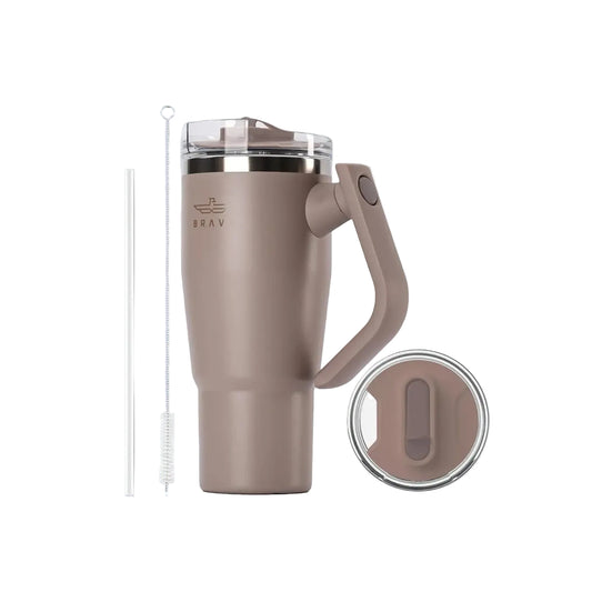 Brave Temp Guard Vacuum Insulated Travel Mug 950ml - Dark Coffee product photo