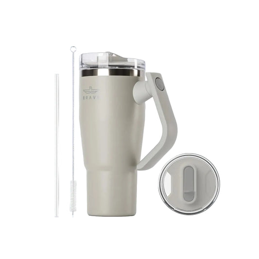 Brave Temp Guard Vacuum Insulated Travel Mug 950ml - Light Grey product photo