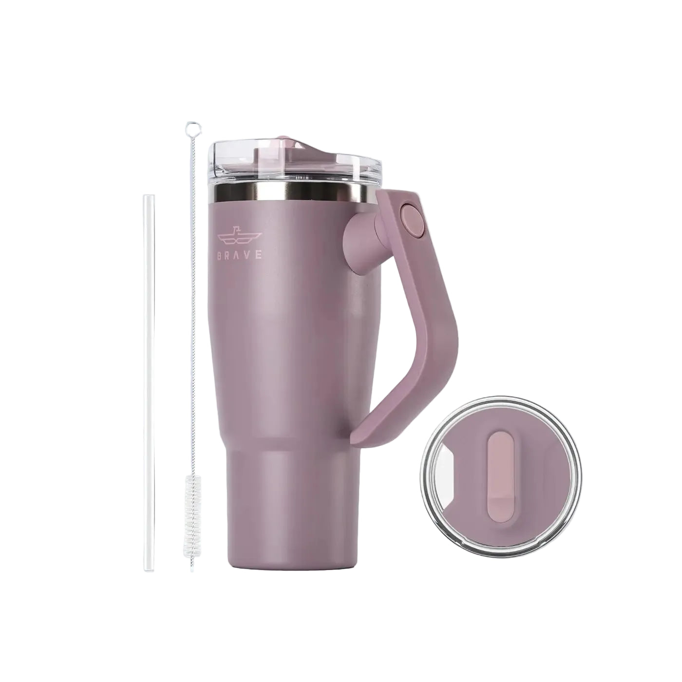 Brave Temp Guard Vacuum Insulated Travel Mug 950ml - Purplish Red product photo