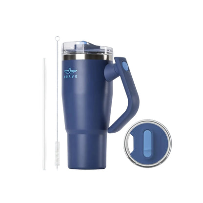 Brave Temp Guard Vacuum Insulated Travel Mug 950ml - Deep Ocean product photo