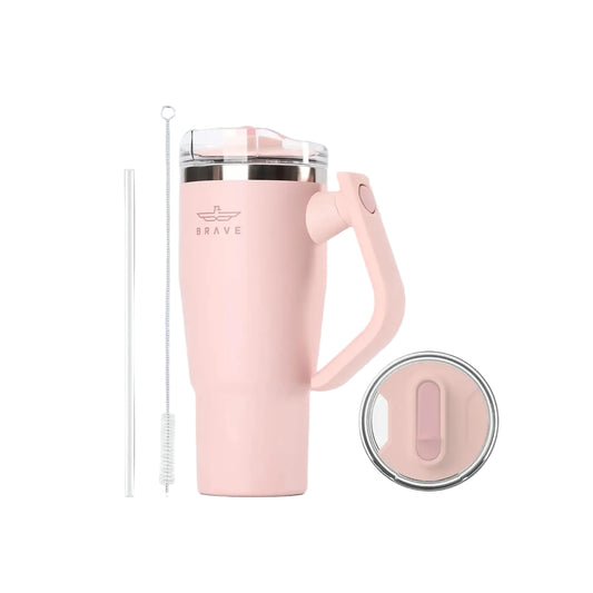 Brave Temp Guard Vacuum Insulated Travel Mug 950ml - Light Pink product photo