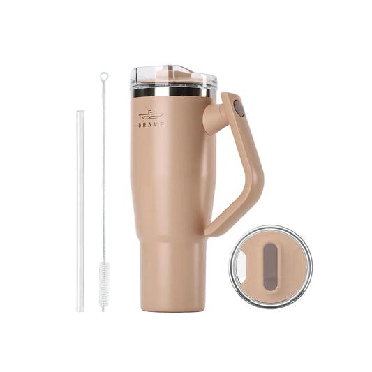 Brave Temp Guard Vacuum Insulated Travel Mug 1200ml - Brown product photo
