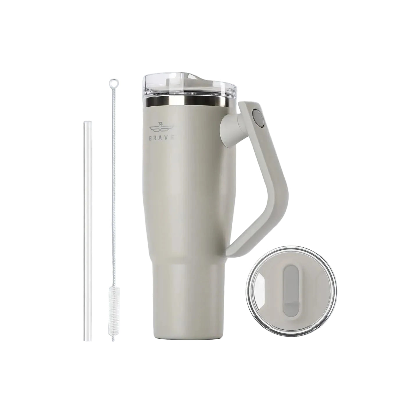 Brave Temp Guard Vacuum Insulated Travel Mug 1200ml - Light Grey product photo