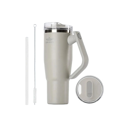 Brave Temp Guard Vacuum Insulated Travel Mug 1200ml - Light Grey product photo