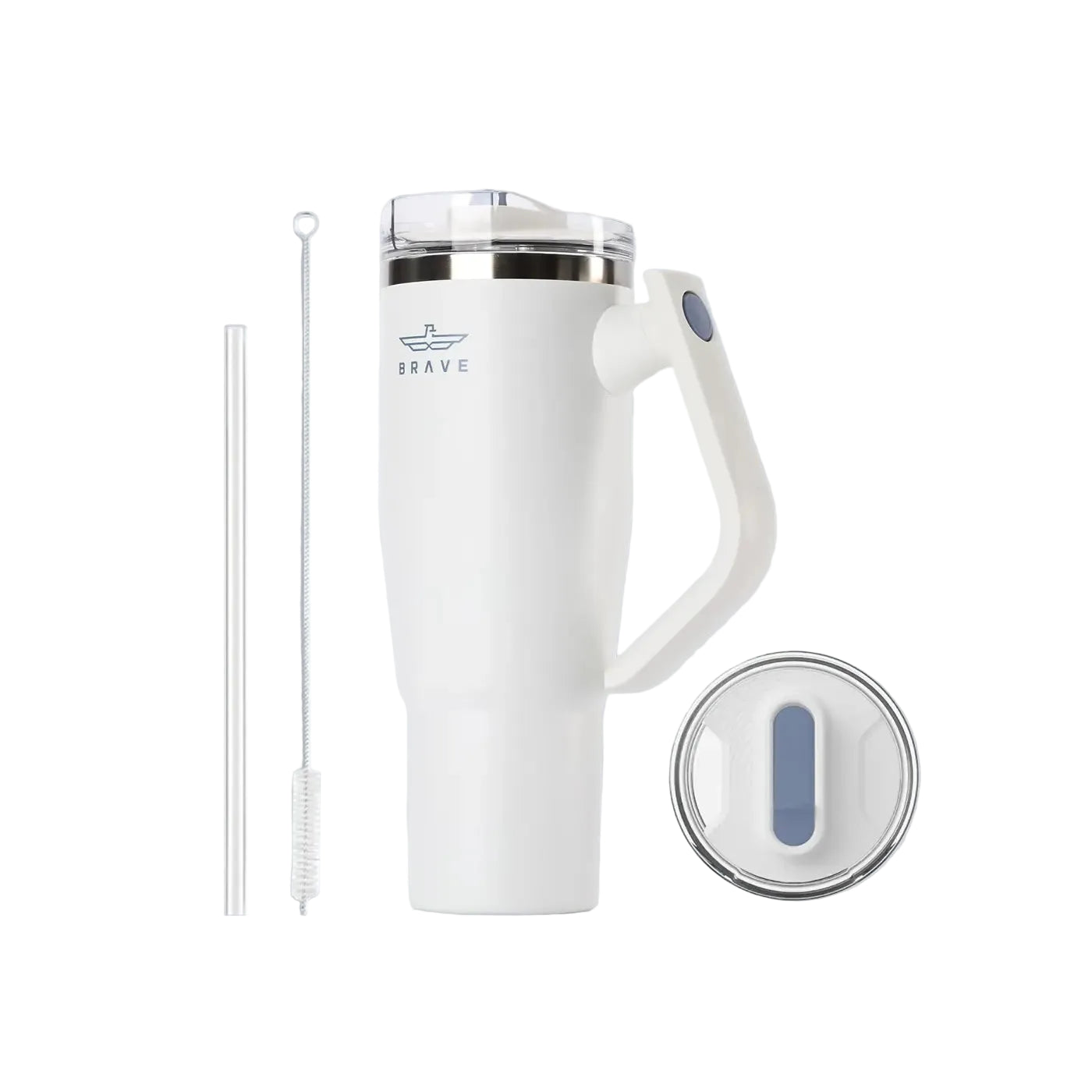 Brave Temp Guard Vacuum Insulated Travel Mug 1200ml - White product photo
