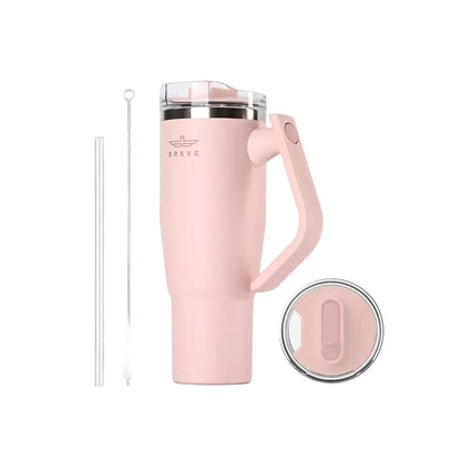 Brave Temp Guard Vacuum Insulated Travel Mug 1200ml - Light Pink product photo