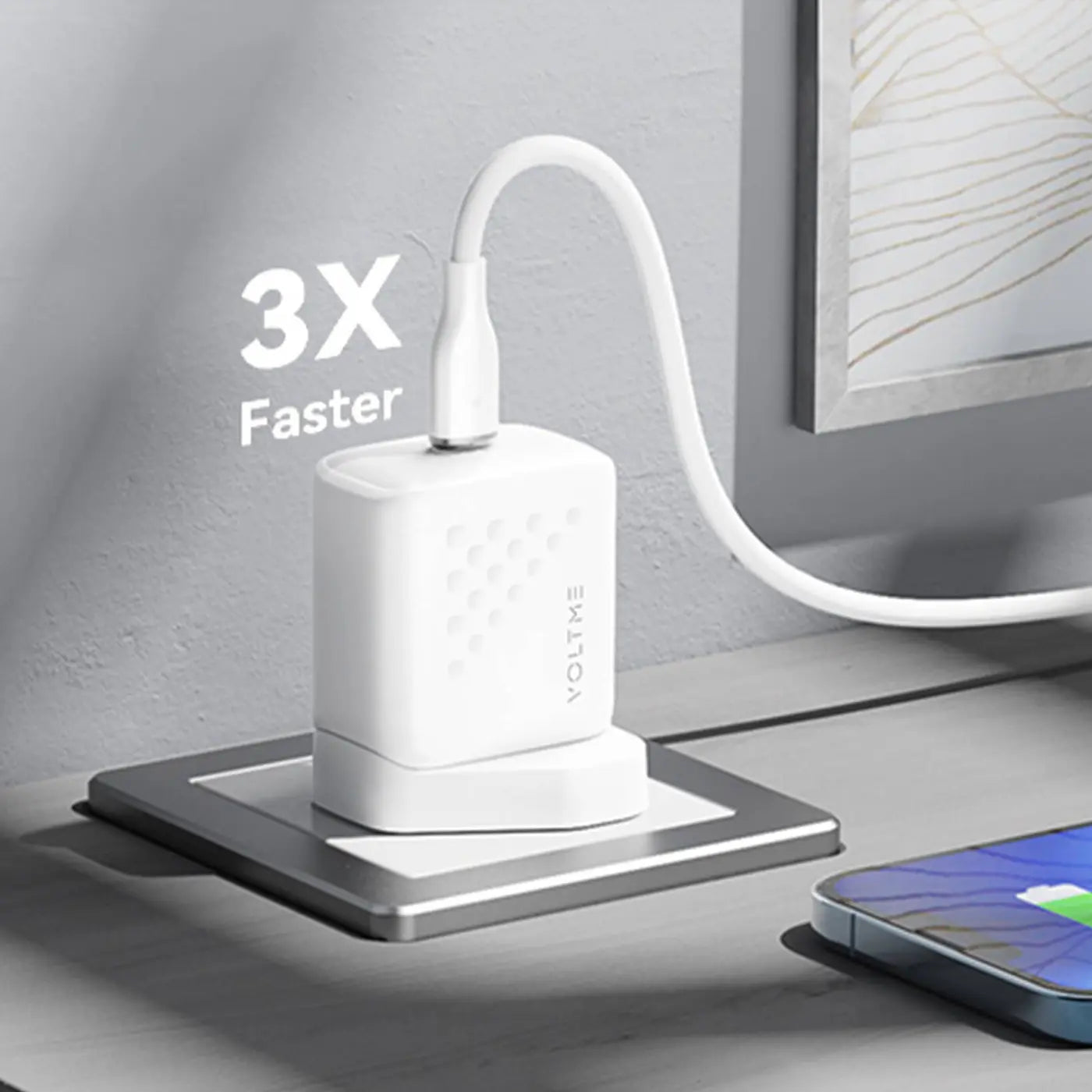 Voltme Revo 20 Lite Wall Charger 20W White additional product image