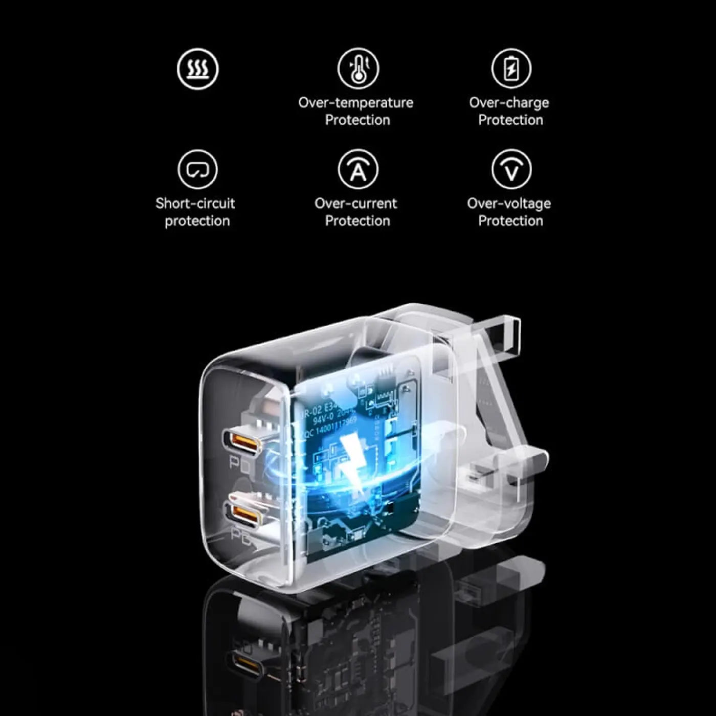 Voltme Revo 20 Duo Lite Wall Charger 20W White product photo