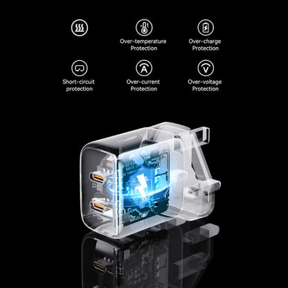 Voltme Revo 20 Duo Lite Wall Charger 20W White product photo