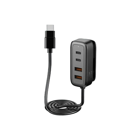 Brave 60W Multi Port Car Charger Extension -USB-C Cable Port product photo