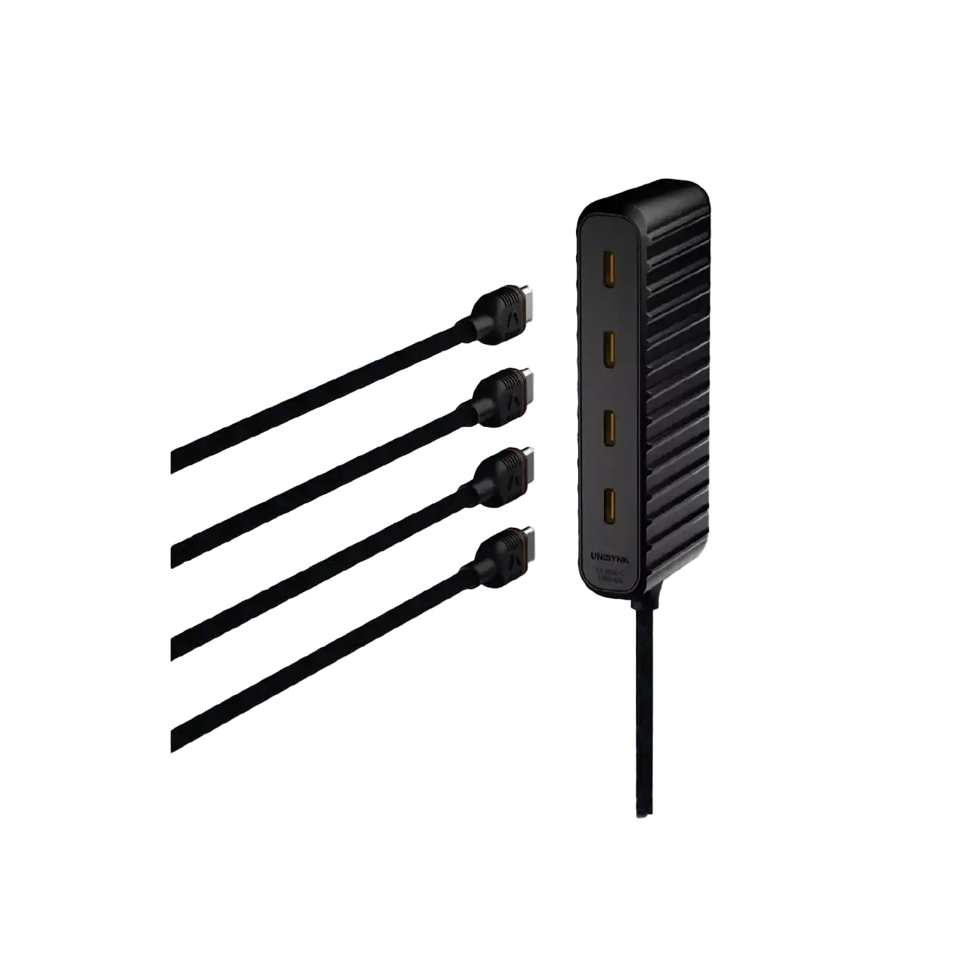 Unisynk USB-C to 4 USB-C Hub charger Black product photo