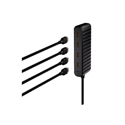 Unisynk USB-C to 4 USB-C Hub charger Black product photo