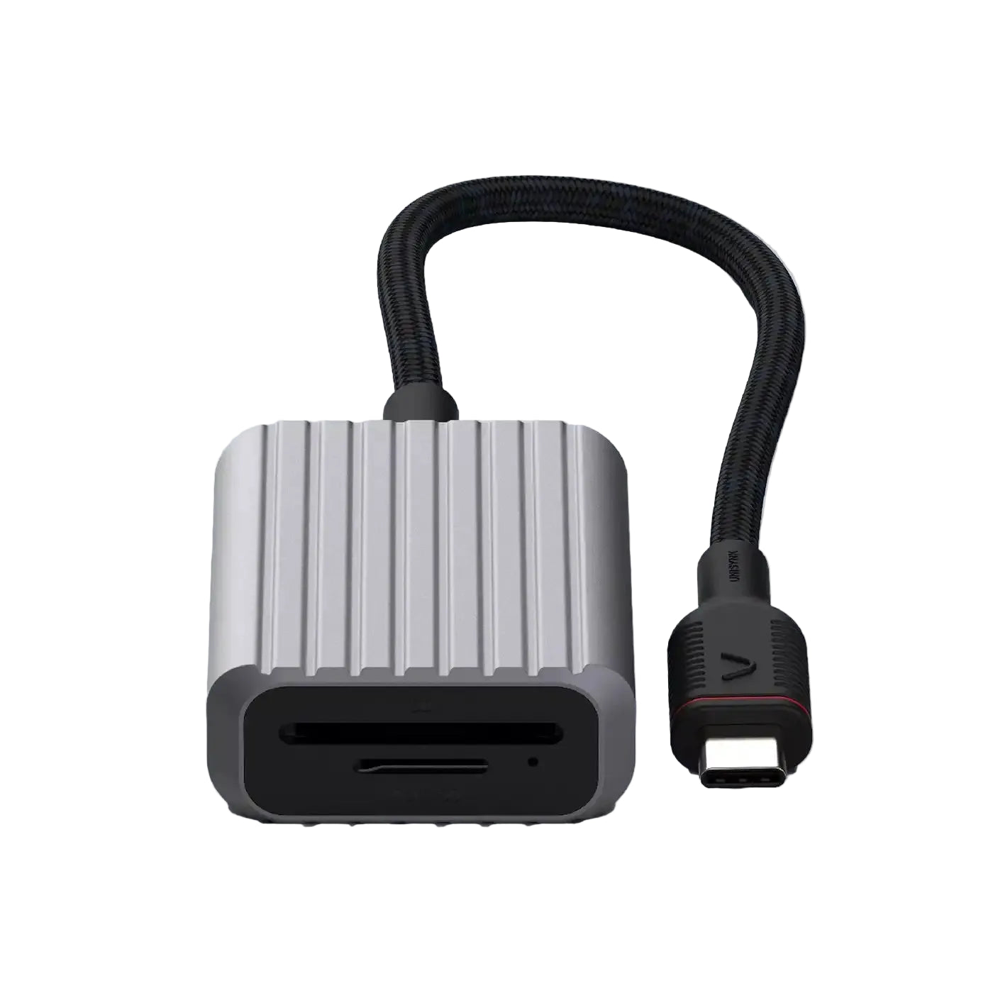 Unisynk USB-C to MicroSD Card Adapter Grey product photo