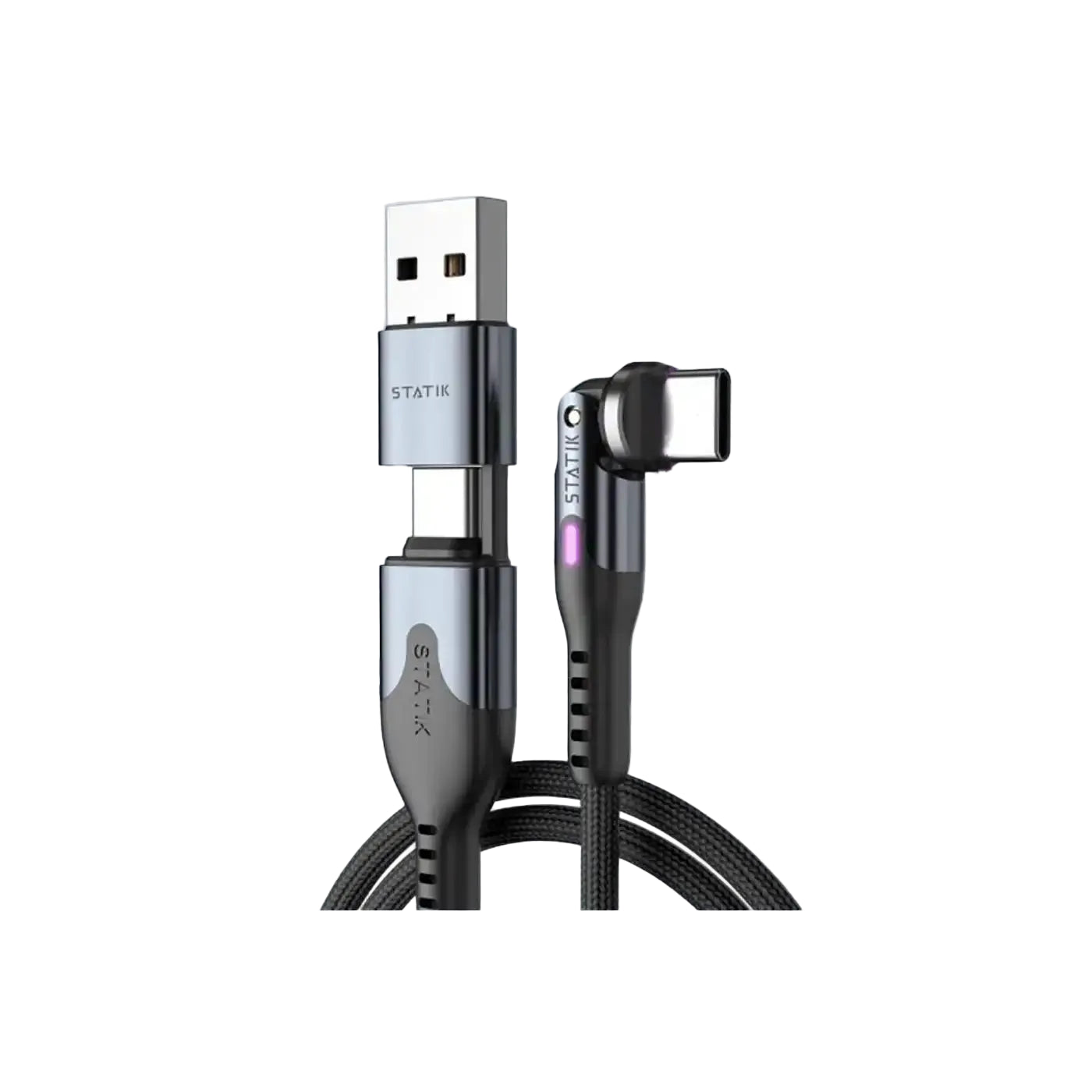 Statik PowerPivot Pro 100W USB-C to USB-C Charge Cable 1 8m - Black product photo