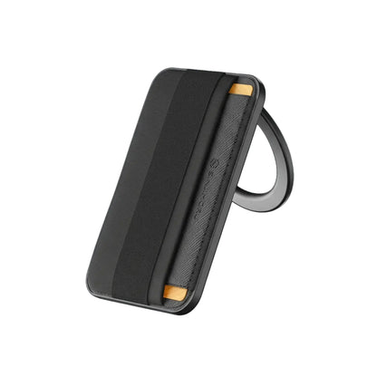Sinjimoru M-Pull Tab Stand Magsafe Wallet Black product photo