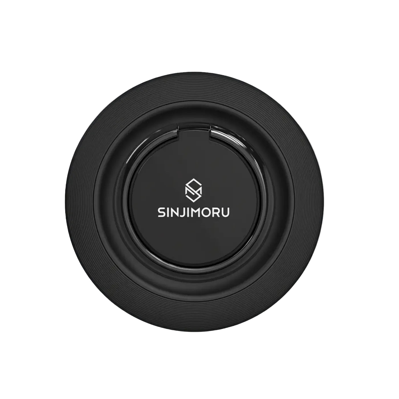 Sinjimoru M- Ringo Magnetic Phone Ring Holder Metallic - Black product photo