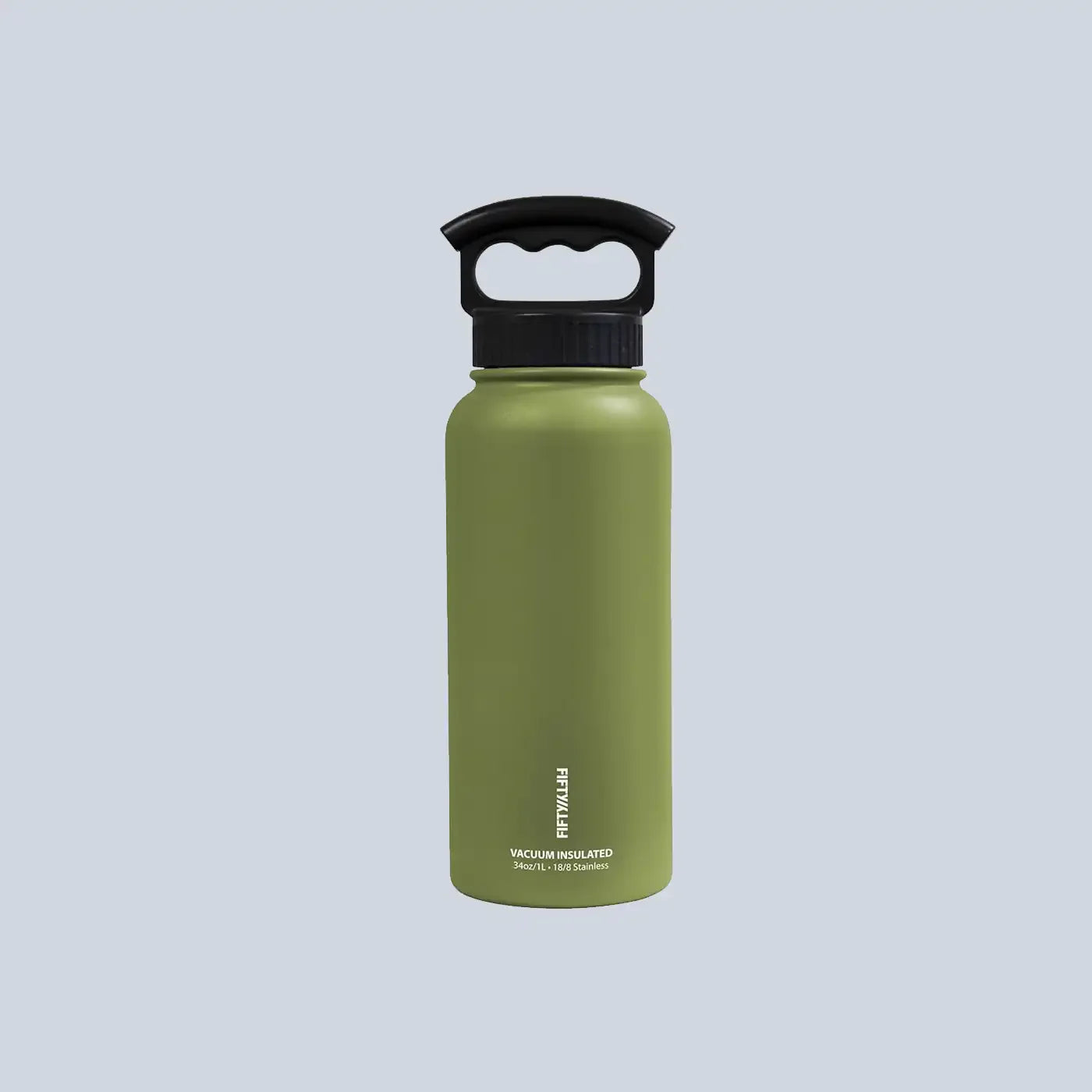 FiftyFifty 34oz - Olive Green Bottle-3 Finger Grip Cap product image