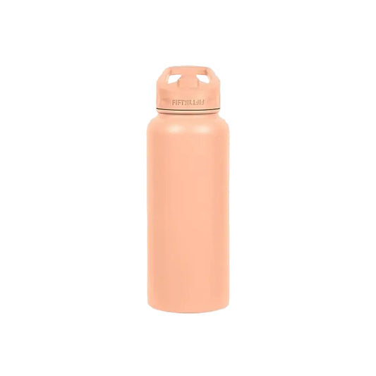 FiftyFifty 34oz - Peach Bottle-Straw Cap product photo