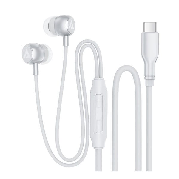 Acefast Wired Earphones L8 -White product photo