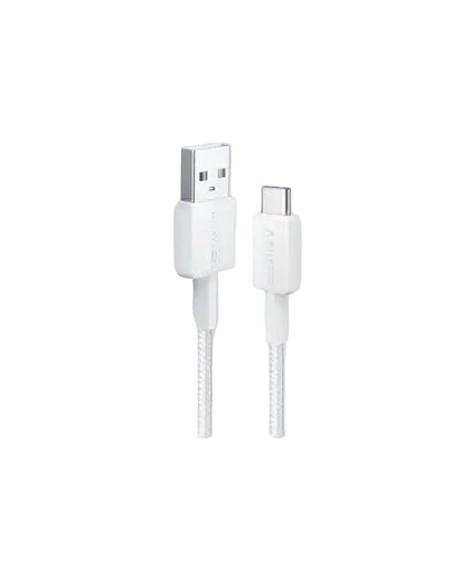 Anker USB to Type C 3ft Braided White PD Cable product photo