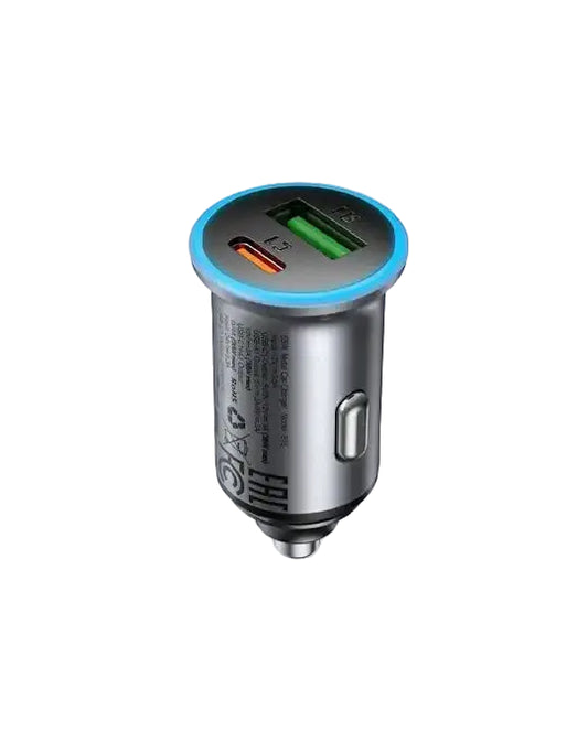 Acefast Fast Charge Car Charger B15 65W 1xUSB-C + 1xUSB-A product photo