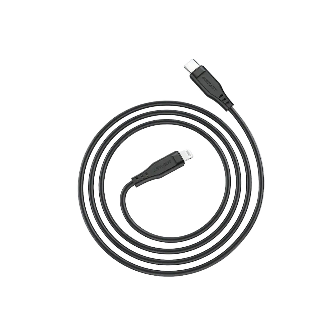 Acefast C23-01 PD Type-C To Lightning Charging Cable 30W 1 2M Black product photo