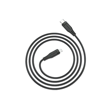 Acefast C23-01 PD Type-C To Lightning Charging Cable 30W 1 2M Black product photo