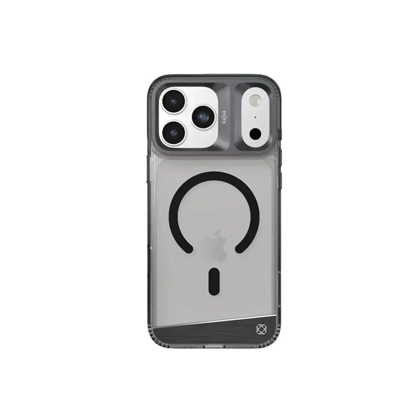 Kajsa iPhone 17 Pro Trans-Shield Collection Aluminium Back Case -Black Smoke product photo