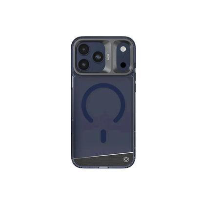 Kajsa iPhone 17 Pro Trans-Shield Collection Aluminium Back Case -Blue product photo