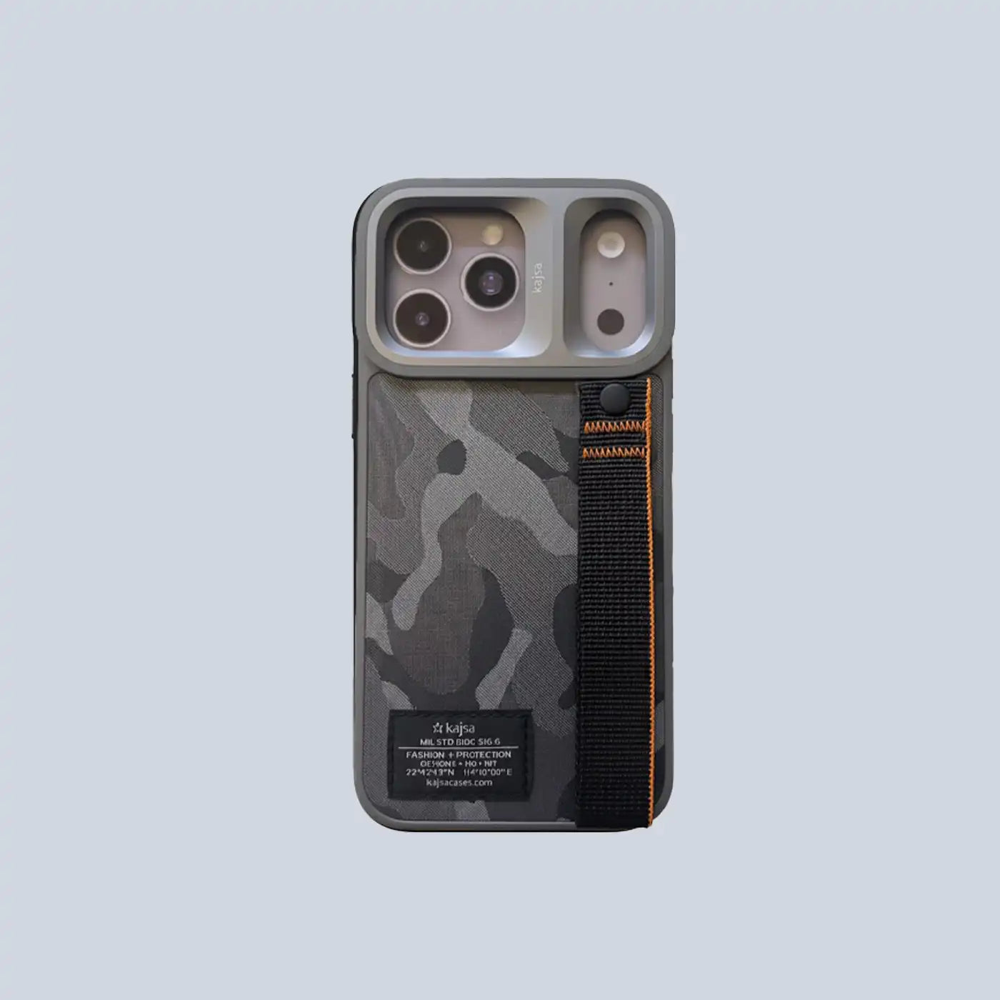 Kajsa iPhone 17 Pro Max Military Collection Straps Back Case product photo